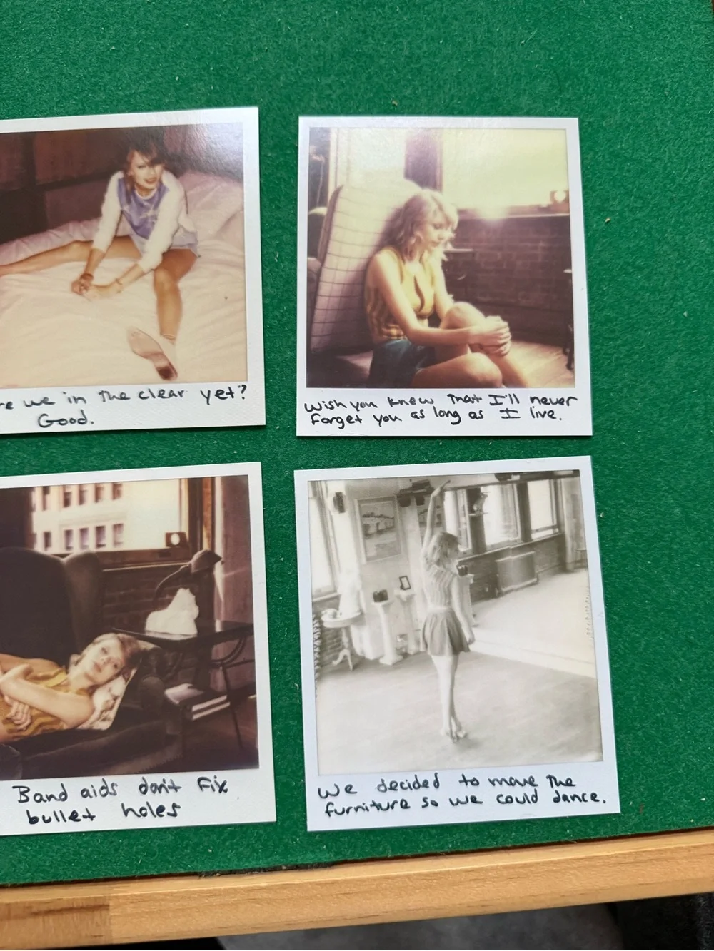 Taylor Swift Polaroid photos set 1989 album NEW